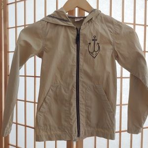 Bit'Z Kids khaki lightweight hooded jacket